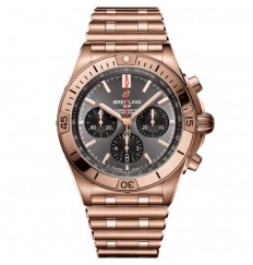 Breitling Chronomat B01 42 Rojo Oro RB0134101B1R1 réplica de reloj