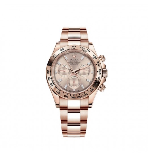 Rolex Cosmograph Daytona de oro Everose de 18 quilates M116505-0017 réplica de reloj