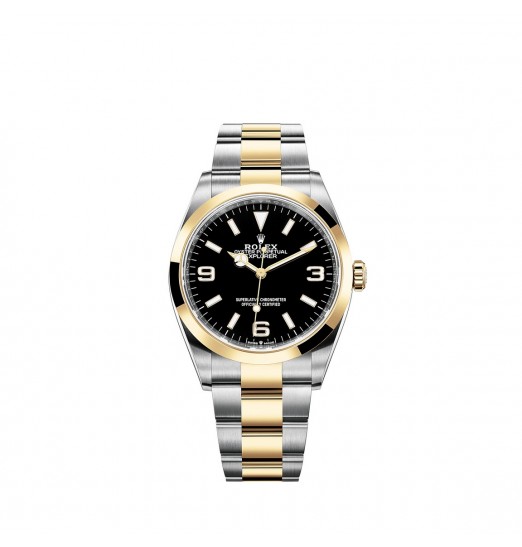 Rolex Explorer Rolesor Oystersteel y oro amarillo de 18 quilates M124273-0001 réplica de reloj