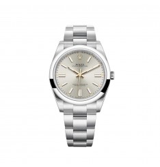 Rolex Oyster Perpetual 41 Pulsera Oyster con esfera plateada réplica de reloj
