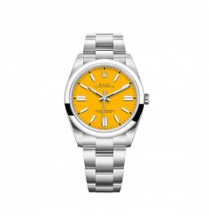 Rolex Oyster Perpetual 41 Pulsera Oyster con esfera amarilla réplica de reloj