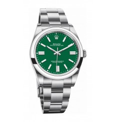 Rolex Oyster Perpetual 41 Pulsera Oyster con esfera verde réplica de reloj