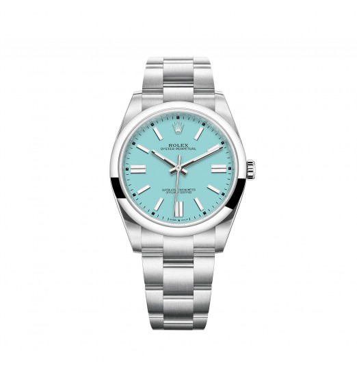 Rolex Oyster Perpetual 41 Brazalete Oyster con esfera azul réplica de reloj