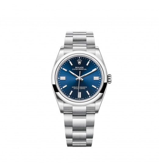 Rolex Oyster Perpetual 36 Brazalete Oyster con esfera azul brillante réplica de reloj Rolex Oyster Perpetual 36 Brazalete Oyster con esfera azul brillante réplica de reloj