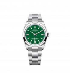 Rolex Oyster Perpetual 36 esfera verde pulsera Oyster réplica de reloj