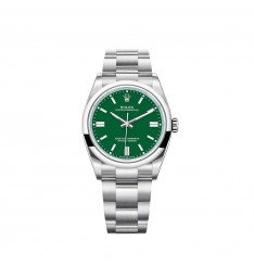 Rolex Oyster Perpetual 36 esfera verde pulsera Oyster réplica de reloj