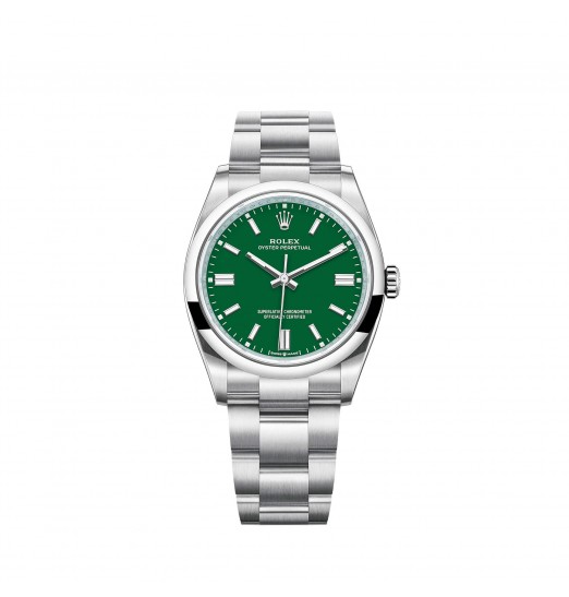 Rolex Oyster Perpetual 36 esfera verde pulsera Oyster réplica de reloj
