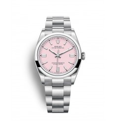 Pulsera Rolex Oyster Perpetual 36 Candy Pink Dial Oyster réplica de reloj