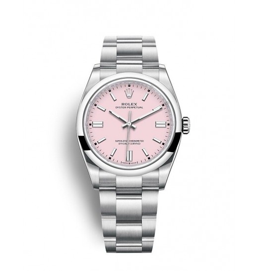 Pulsera Rolex Oyster Perpetual 36 Candy Pink Dial Oyster réplica de reloj