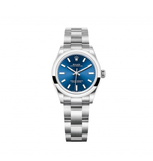 Rolex OysterPerpetual 31 esfera azul brillante réplica de reloj