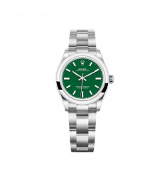 Rolex Oyster Perpetual 31 esfera verde réplica de reloj