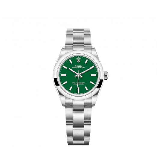 Rolex Oyster Perpetual 31 esfera verde réplica de reloj