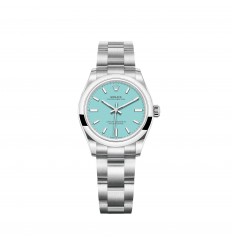 Rolex Oyster Perpetual 31 esfera azul turquesa réplica de reloj