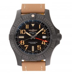 Breitling Avenger V32395 Negro Titanio Esfera negra 44mm Automatico réplica de reloj
