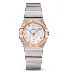 Omega Constellation Brushed (27mm) cuarzo 123.20.27.60.55.007 Réplica Reloj