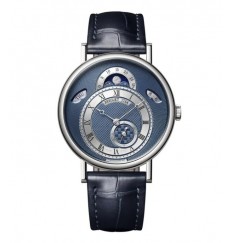 Breguet Classique Oro Blanco Esfera Azul 7337BB/Y5/9VU Replica Reloj