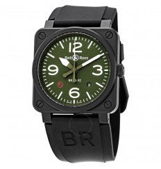 Bell & Ross Aviation Ceramic Militar BR0392-MIL-CE Replica Reloj