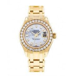 Rolex Datejust Oyster Perpetual Pearlmaster Diamante Dial Senoras 80298 Réplica Reloj
