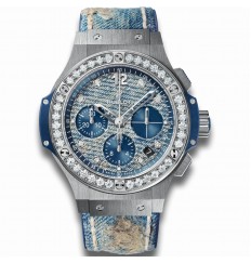 Hublot Big Bang Jeans Steel Diamantes 341.SL.2770.NR.1204.JEANS Réplica Reloj