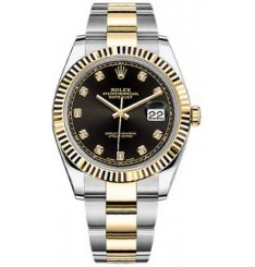 Rolex Datejust 41 Hombres Automatic 126333-BLKDO Réplica Reloj