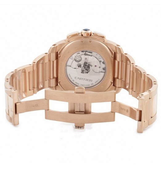 Cartier Calibre De Cartier Chronograph Hombres W7100047 Réplica Reloj