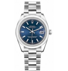Rolex Datejust Azul Palo Dial Unisex 178240 Réplica Reloj