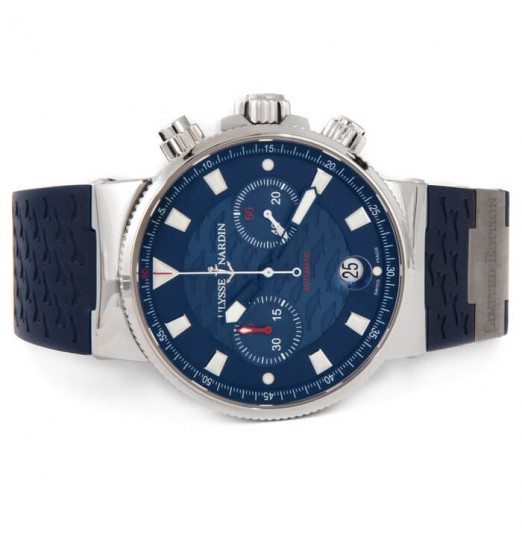 Ulysse Nardin Azul Seal (SS / Azul / Rubber-Ti) 353-68LE-3 Réplica Reloj