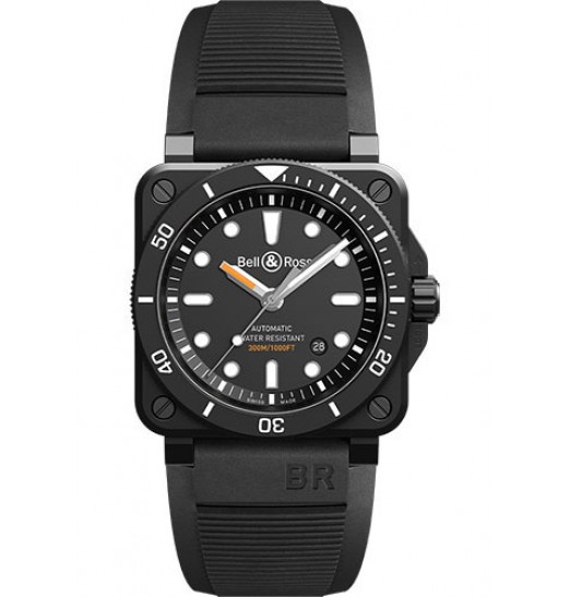 Bell & Ross BR 03 92 Instruments Diver Black Ceramic BR0392-D-BL-CE/SRB Replica Reloj