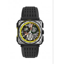 Bell & Ross BR-X1 Tourbillon R.S. 19 Marcadores de hora con varilla de esfera esqueleto Bisel asegurado con tornillos BRX1-CHTB-RS19/SRB Replica Reloj