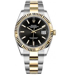 Rolex Datejust 41 Hombres Automatic 126333-BLKSO Réplica Reloj