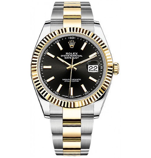 Rolex Datejust 41 Hombres Automatic 126333-BLKSO Réplica Reloj