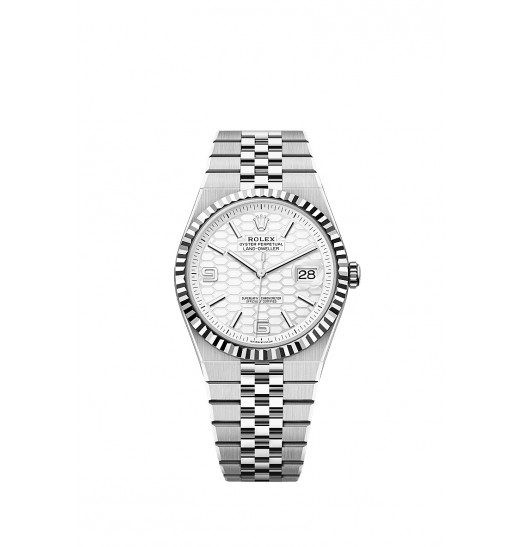 Rolex Land-Dweller 127334-0001 36mm Oystersteel - Oro blanco, Plano Jubilee 