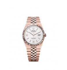 Rolex Land-Dweller 40 127335-0001 Everose Blanco Plano Jubilee