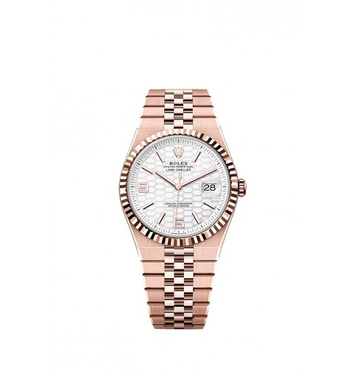 Rolex Land-Dweller 40 127335-0001 Everose Blanco Plano Jubilee