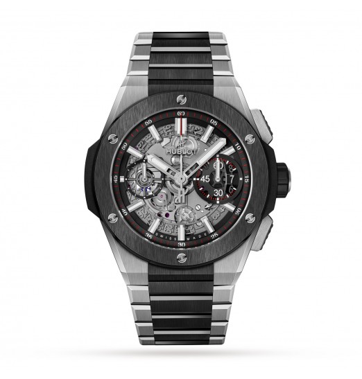 Hublot Big Bang integrado titanio ceramica 42 mm para hombre 451.NM.1170.NM