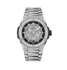 Hublot Big Bang Integrated Time Only 40 mm - Pave de titanio 456.NX.0170.NX.3704
