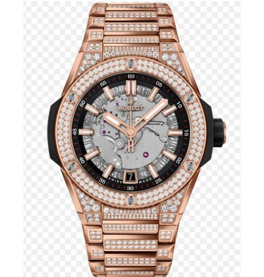 Hublot Big Bang Integrated Time Only 40 mm - King Gold Pave 456.OX.0180.OX.3704