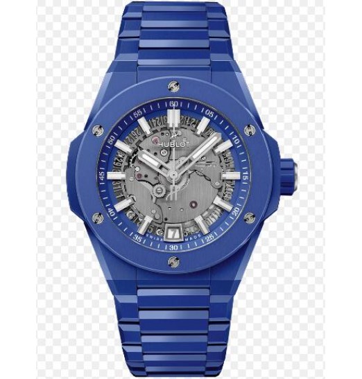 Hublot Big Bang Integrated Time Only Blue Indigo Ceramic 40mm para hombre de edicion limitada gris 456.EX.5129.EX