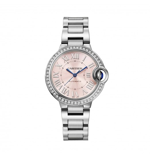 Cartier Ballon Bleu De Cartier Caja de acero con cuerda automatica de 33 mm W4BB0037