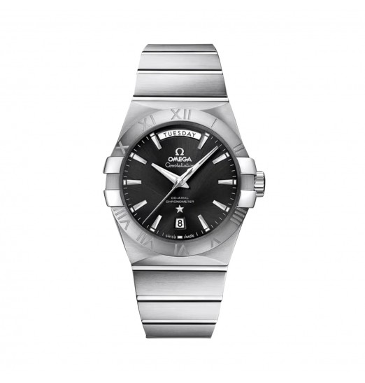 Omega Constellation de 38 mm para hombre negro O12310382201001