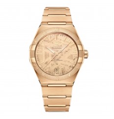 Omega Constellation de 41 mm para hombre, amarillo, O13150412199001