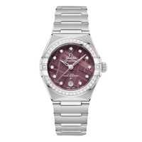 Omega Constellation de 29 mm para mujer, color morado O13115292099001