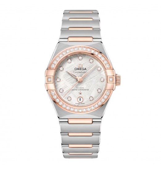Omega Constellation de 29 mm para mujer en gris O13125292099001
