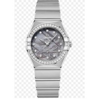 Omega Constellation de 29 mm para mujer, color rosa O13155292099006