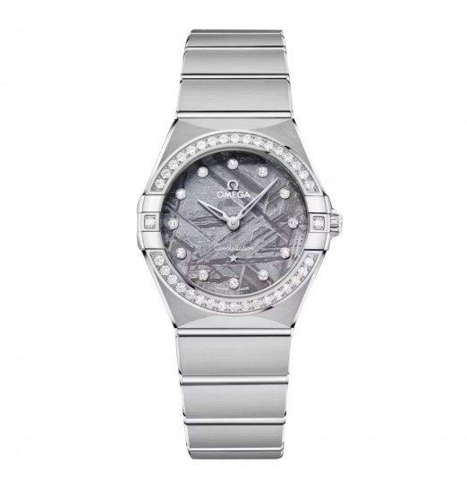 Omega Constellation de 28 mm para mujer, color morado O13115286099001