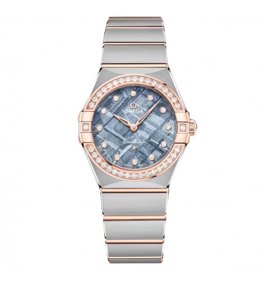 Omega Constellation de 28 mm para mujer en azul O13125286099001