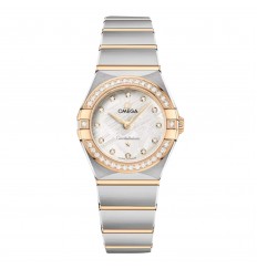 Omega Constellation de 25 mm para mujer gris O13125256099002