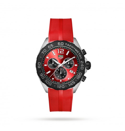 TAG Heuer Formula 1 Cronografo 43mm para hombre Rojo CAZ101AN.FT8055