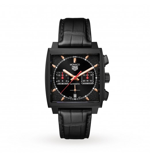 para hombre TAG Heuer Monaco Dark Lord 39 mm CBL2180.FC6497