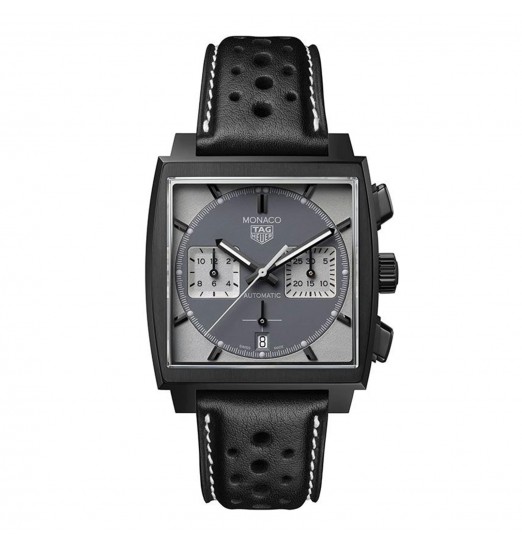 TAG Heuer Monaco Cronografo Night Driver 39mm para hombre Gris CBL2181.FC6515